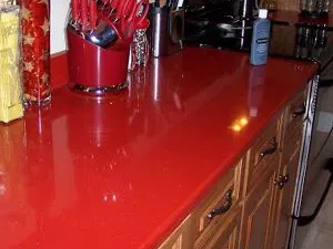 sparkle red quartz countertops5